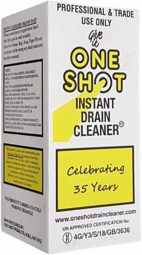 One Shot Instant Drain Cleaner 1 Litre bottle